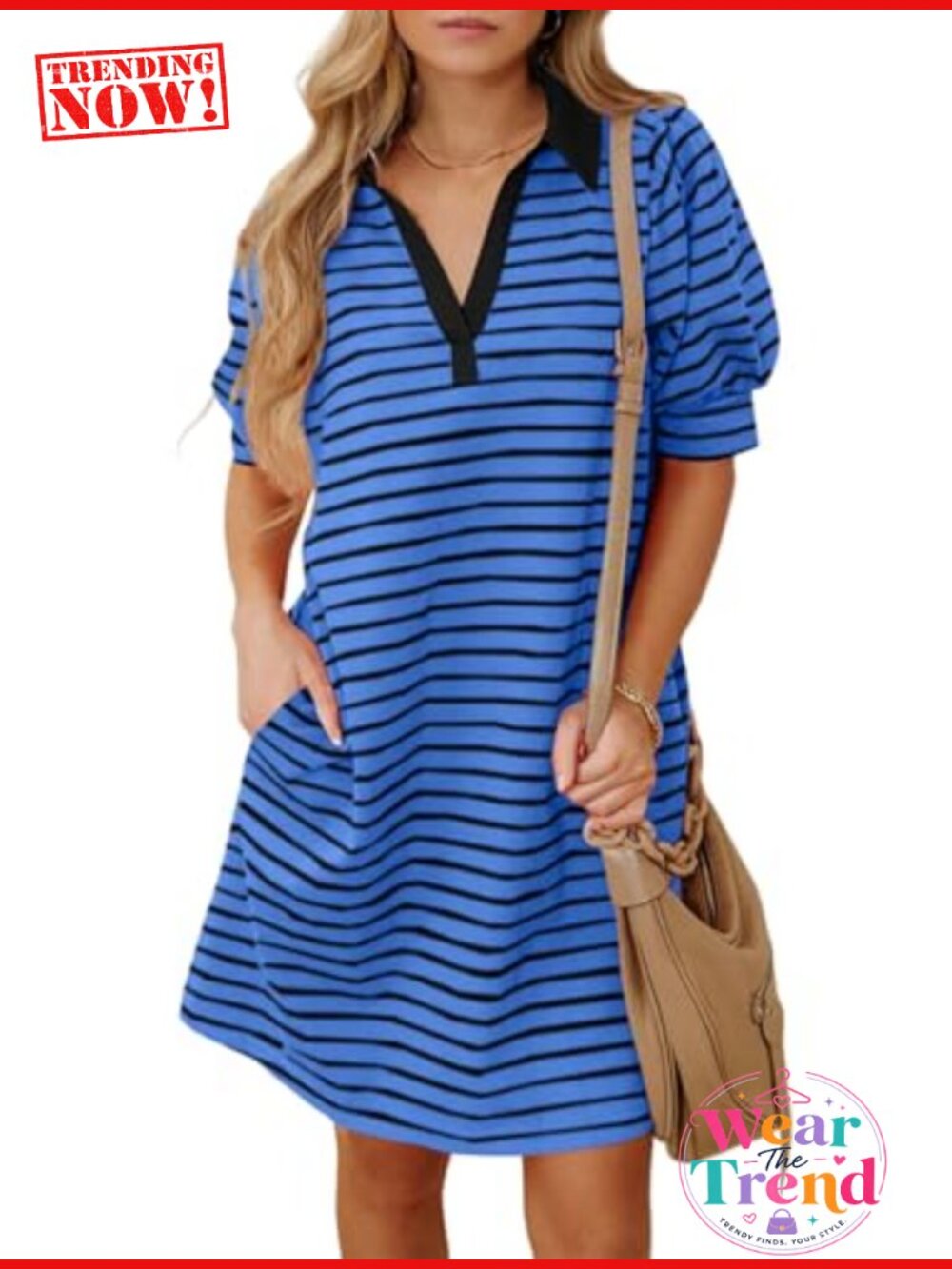 Women's Cotton Blend Midi T Shirt Dress Casual Loose Fit Summer Sundress